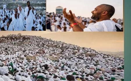हजचा सर्वात महत्त्वाचा दिवस – 'यौमे अरफा' आज; अराफातच्या मैदानात इबादतीत गुंतले लाखो हाजी