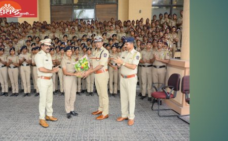 छत्रपती संभाजीनगर पोलीस आयुक्तालयात २०४ नवप्रविष्ठ पोलीस शिपायांचे जल्लोषात स्वागत; आयुक्तांकडून प्रेरणादायी मार्गदर्शन