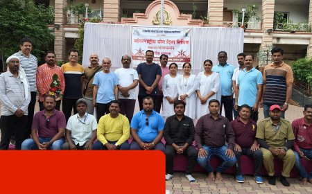 मनपा मुख्यालयात ११ वा आंतरराष्ट्रीय योग दिवस साजरा