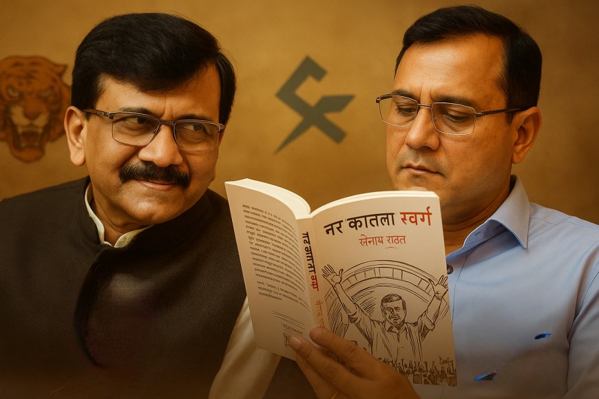"संदीप देशपांडे राऊतांचं पुस्तक वाचताना; ठाकरे गट-मनसे युतीच्या चर्चांना नवा उधाण!"