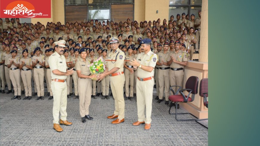 छत्रपती संभाजीनगर पोलीस आयुक्तालयात २०४ नवप्रविष्ठ पोलीस शिपायांचे जल्लोषात स्वागत; आयुक्तांकडून प्रेरणादायी मार्गदर्शन