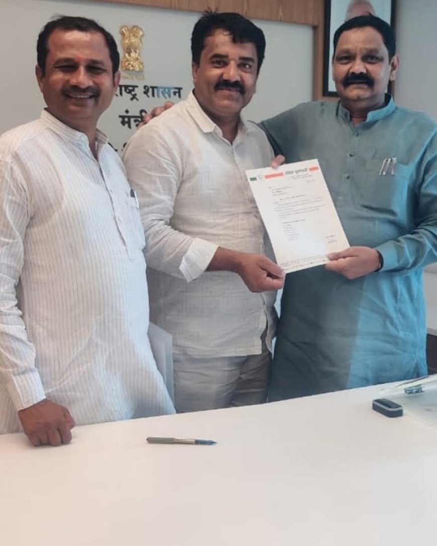 "मल्हार कोळी समाजासाठी पुढाकार!"  इद्रीस मुलतानींची मंत्री डॉ. अशोक उईके यांच्याशी भेट