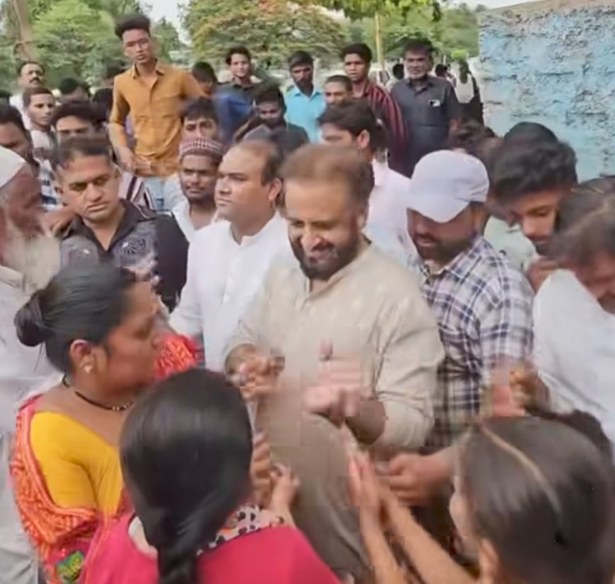 "मंत्री, आमदार गप्प... बेघर झालेल्या मुकुंदवाडीकरांच्या डोळ्यांत अश्रू — माजी खासदार इम्तियाज जलील एकटे धावले मदतीस!"