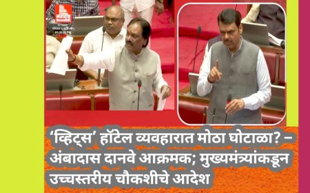 ‘व्हिट्स’ हॉटेल व्यवहारात मोठा घोटाळा? – अंबादास दानवे आक्रमक; मुख्यमंत्र्यांकडून उच्चस्तरीय चौकशीचे आदेश