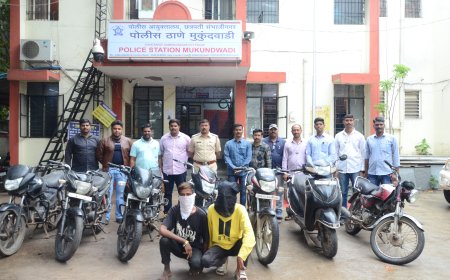 मोटारसायकल चोरांची टोळी गजाआड – २.९५ लाखांची ७ गाड्या जप्त