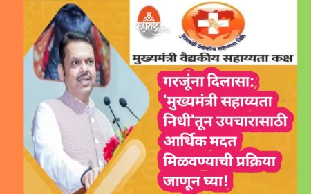 गरजूंना दिलासा: 'मुख्यमंत्री सहाय्यता निधी'तून उपचारासाठी आर्थिक मदत मिळवण्याची प्रक्रिया जाणून घ्या!