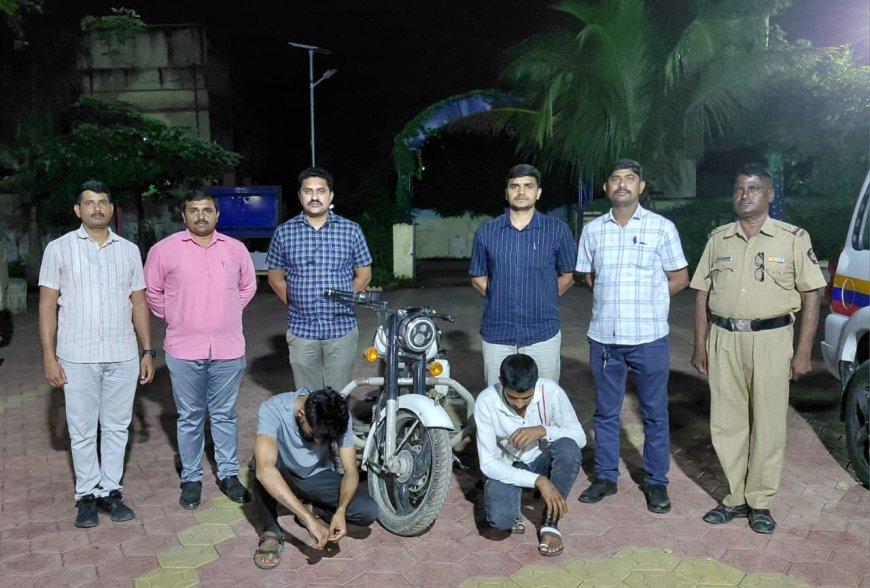 LCB ची यशस्वी कारवाई – चोरीला गेलेली बुलेट हस्तगत, आरोपी अटकेत