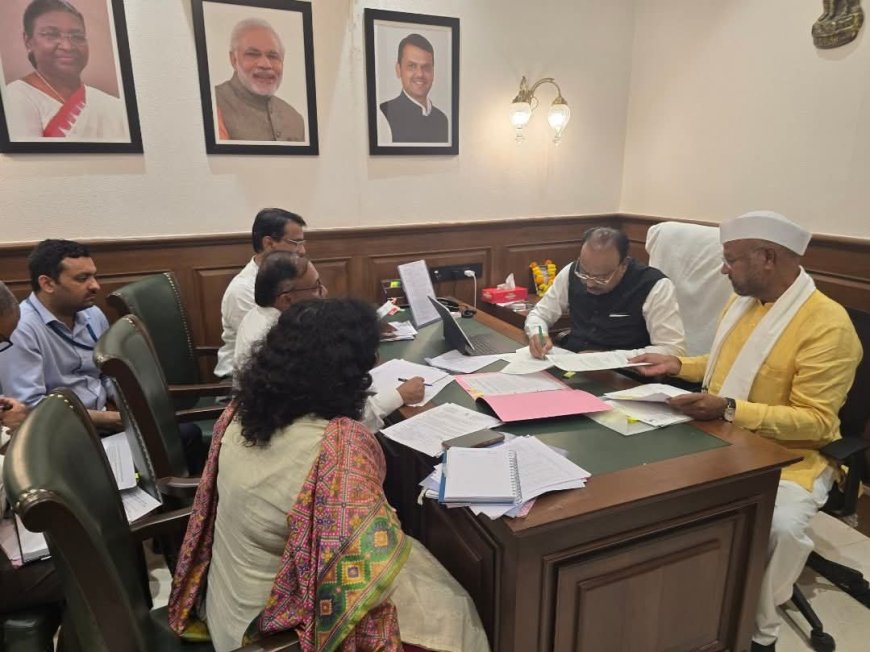 सिल्लोड-सोयगावच्या प्रशासकीय व स्थानिक समस्यांवर अब्दुल सत्तारांची महसूल मंत्र्यांसमवेत महत्त्वपूर्ण बैठक