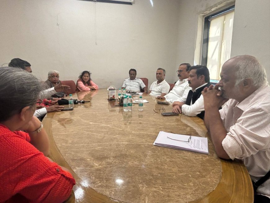 “जनसुरक्षा नाही, जनदडपशाही!” – काँग्रेसची संघर्ष समितीसोबत बैठक; काळा कायदा मागे घेण्याची निर्धार