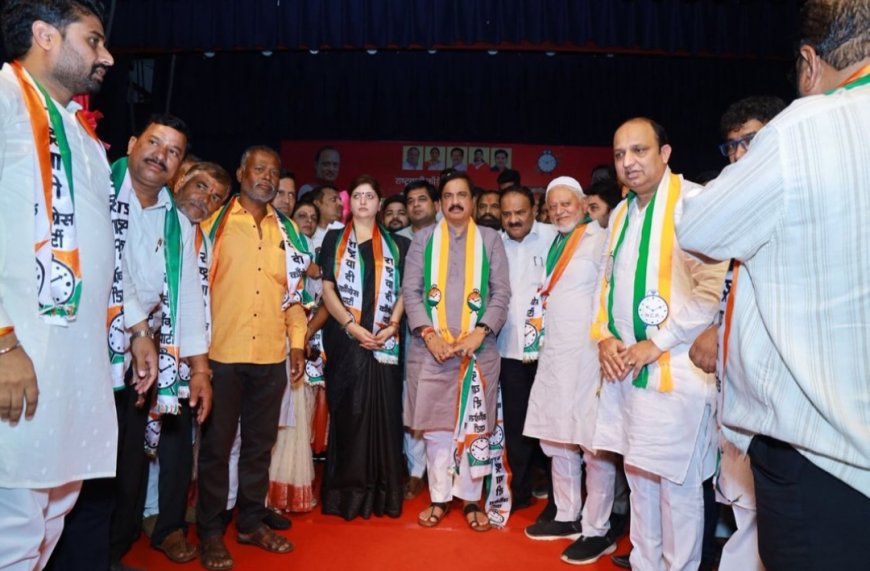 राष्ट्रवादी कांग्रेसचा ‘निर्धार नवपर्वाचा’ मेळावा; सुनील तटकरे म्हणाले – “स्थानिक निवडणुकीसाठी कार्यकर्त्यांनी सज्ज व्हा!”