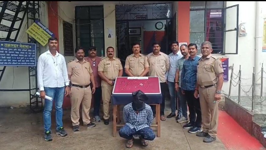 कपाट दुरुस्तीच्या बहाण्याने वृद्धांची फसवणूक; २.३० लाखांचे दागिने चोरणारा नंदुरबारमध्ये अटकेत