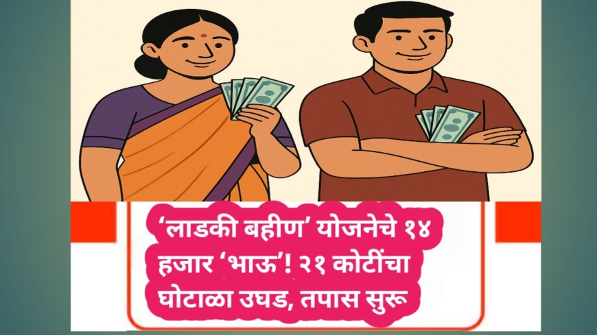 ‘लाडकी बहीण’ योजनेचे १४ हजार ‘भाऊ’! २१ कोटींचा घोटाळा उघड, तपास सुरू