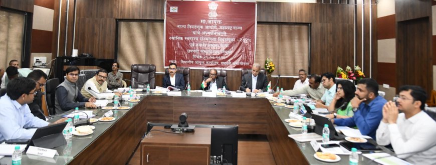 निर्भय व पारदर्शी वातावरणात निवडणुका पार पाडाव्यात _ राज्य निवडणूक आयुक्त दिनेश वाघमारे