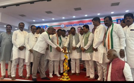 काँग्रेसची विभागीय आढावा बैठक; स्थानिक स्वराज्य निवडणुकांसाठी संघटनात्मक तयारीला गती