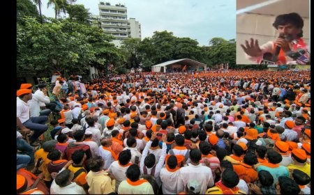 मनोज जरांगे पाटील आझाद मैदानावर आमरण उपोषणाला बसले; आंदोलकांसाठी १० कडक सूचना