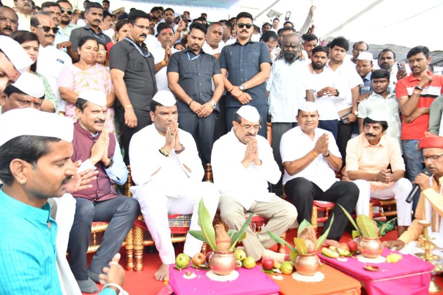 गोदावरी खोरे सुजलाम सुफलाम करण्यासाठी सारे मिळून प्रयत्न करू-जलसंपदा मंत्री राधाकृष्ण विखे पाटील