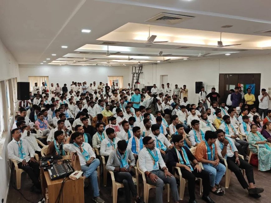 "तरुणाई कृतिशील राहावी, वैचारिक प्रदूषण रोखा" – हर्षवर्धन सपकाळ; NSUI अध्यक्ष सागर साळुंखे यांचा पदग्रहण सोहळा उत्साहात