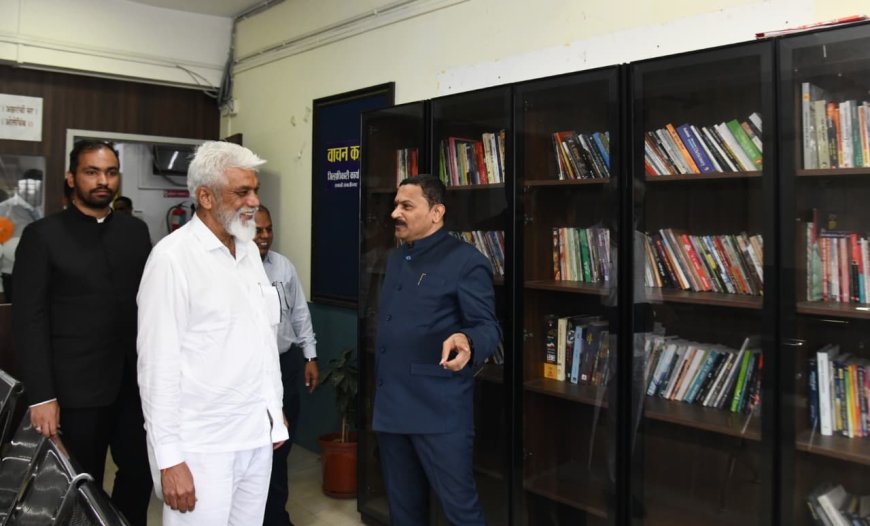 ‘दशसूत्री’बाबत जाणून घेण्यासाठी शालेय शिक्षण मंत्री दादाजी भुसे अचानक शहरात
