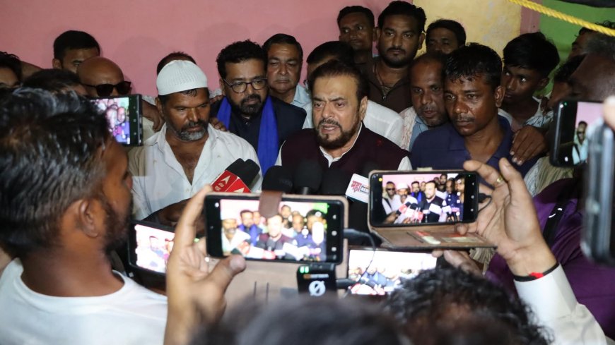 जामनेरमध्ये मुस्लीम तरुणाची मॉब लिंचिंग; आमदार अबु आझमींची पीडित कुटुंबीयांशी भेट