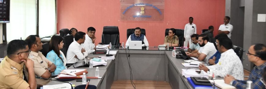 संयम, संपर्क, समन्वयाने गणेशोत्सव साजरा करावा - जिल्हाधिकारी दिलीप स्वामी