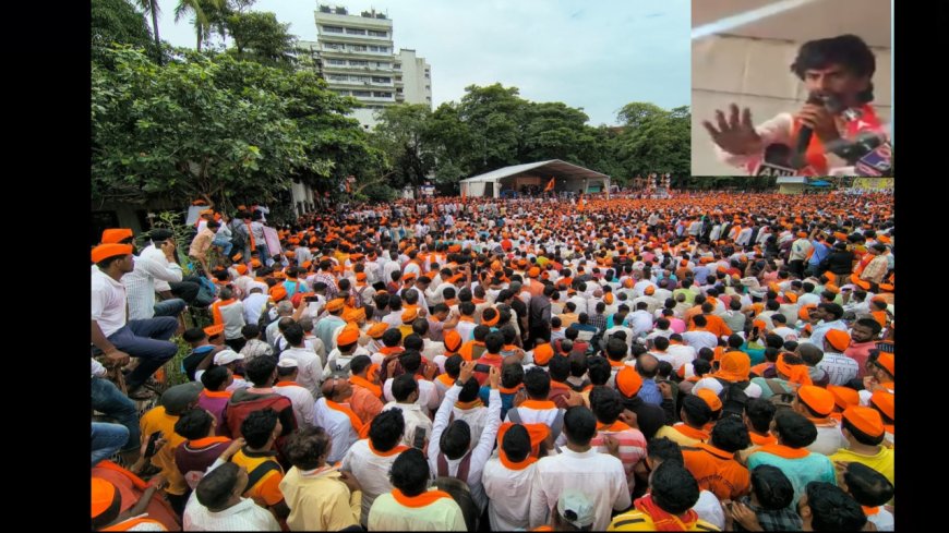 मनोज जरांगे पाटील आझाद मैदानावर आमरण उपोषणाला बसले; आंदोलकांसाठी १० कडक सूचना