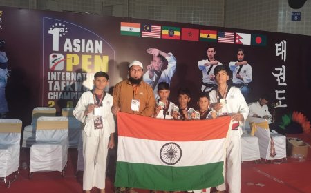 औरंगाबादच्या परफेक्ट मार्शल आर्ट्स टीमचा ऐतिहासिक पराक्रम! एशियन आंतरराष्ट्रीय तायक्वांदो स्पर्धेत ३ सुवर्ण, २ रौप्य पदकांची कमाई