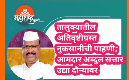 तालुक्यातील अतिवृष्टीग्रस्त नुकसानीची पाहणी; आमदार अब्दुल सत्तार उद्या दौऱ्यावर