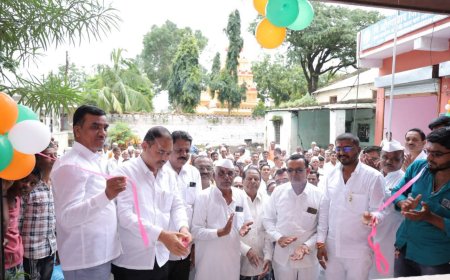 औरंगाबाद जिल्हा मध्यवर्ती सहकारी बँकेच्या सावंगी बाजार शाखेचे नवीन इमारतीत स्थलांतर