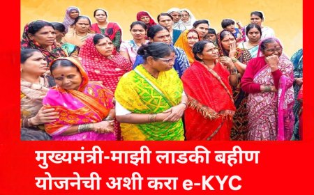 मुख्यमंत्री माझी लाडकी बहीण योजना! अशी करा ekyc