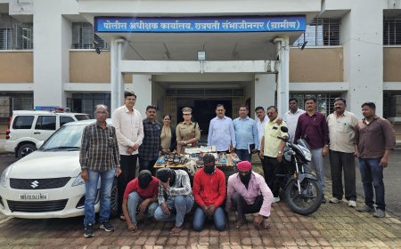 एटीएम फोडणारी टोळी जेरबंद! संभाजीनगर ग्रामीण LCB ची मोठी कामगिरी – तब्बल १२.७० लाखांचा मुद्देमाल जप्त