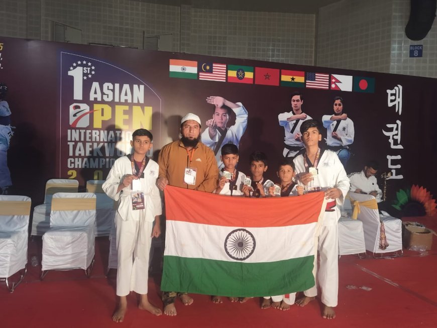 औरंगाबादच्या परफेक्ट मार्शल आर्ट्स टीमचा ऐतिहासिक पराक्रम! एशियन आंतरराष्ट्रीय तायक्वांदो स्पर्धेत ३ सुवर्ण, २ रौप्य पदकांची कमाई