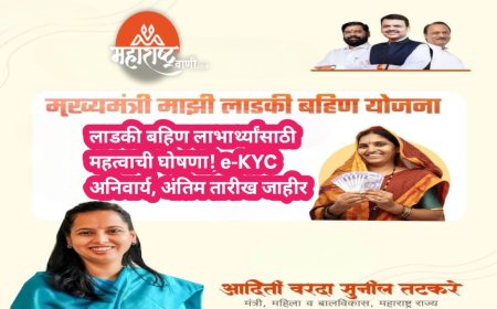 लाडकी बहिण लाभार्थ्यांसाठी महत्वाची घोषणा! e-KYC अनिवार्य, अंतिम तारीख जाहीर