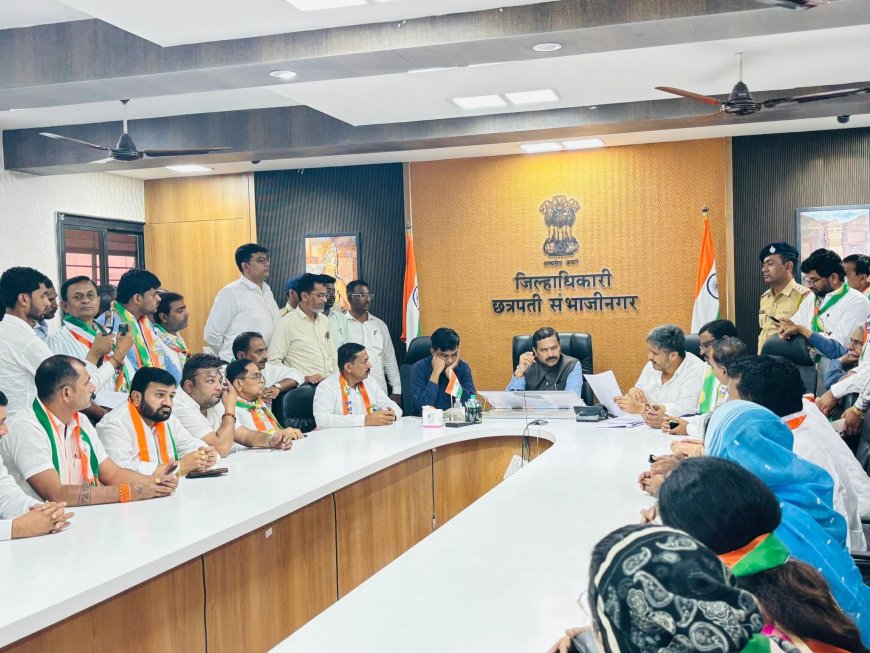 "ओला दुष्काळ तात्काळ जाहीर करा; शेतकऱ्यांसाठी मदत द्या – राष्ट्रवादी काँग्रेस शरद पवार गटाची जिल्हाधिकाऱ्यांना मागणी"