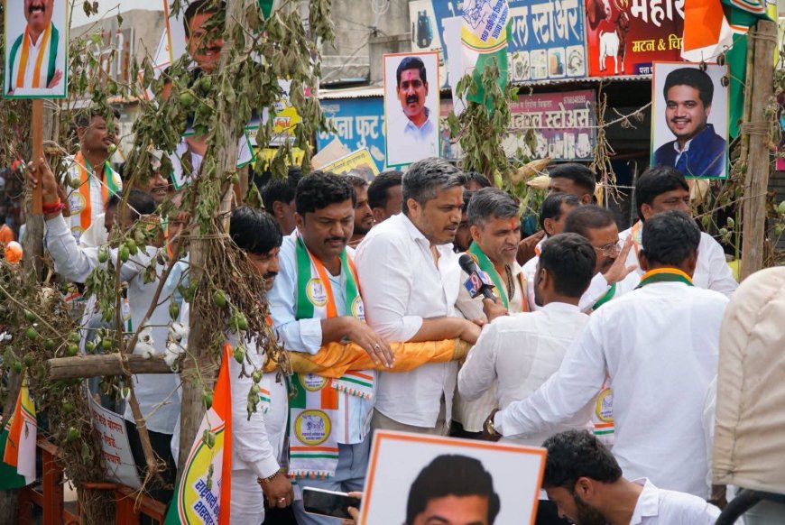 🌾 शेतकऱ्यांना न्याय मिळेपर्यंत रस्त्यावरची लढाई सुरूच – रोहित पवार; भोकरदनमध्ये राष्ट्रवादी शरद पवार गटाचा भव्य शेतकरी मोर्चा