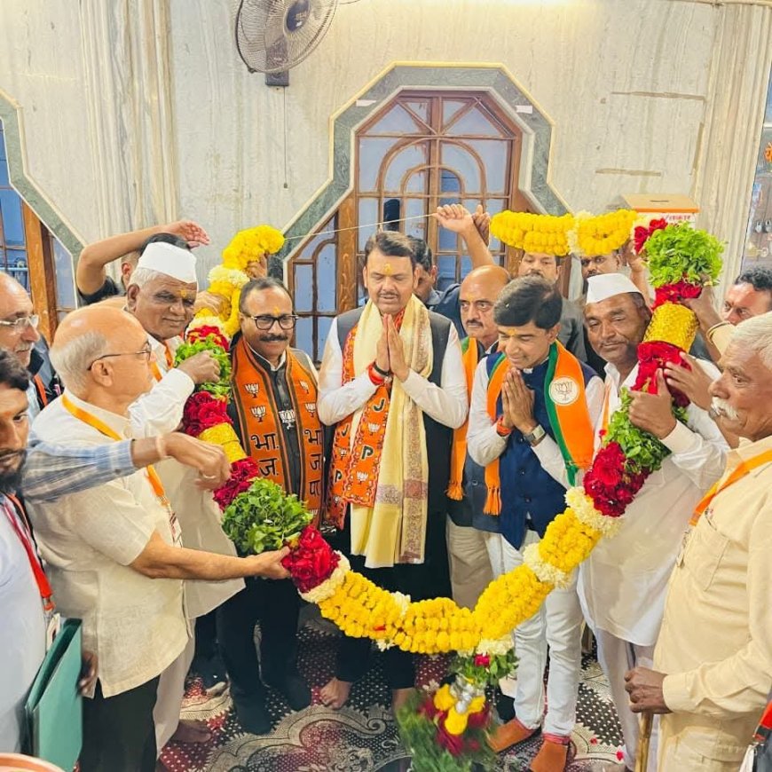 "मराठवाड्याचा दुष्काळ हद्दपार करणार; भाजपा विजयी करा! – फडणवीसांचा खुलताबादमध्ये गर्जनात्मक संदेश"