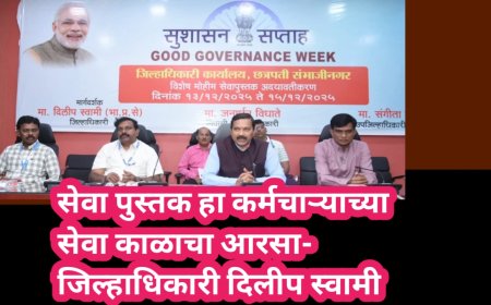 सेवा पुस्तक हा कर्मचाऱ्याच्या सेवा काळाचा आरसा- जिल्हाधिकारी दिलीप स्वामी