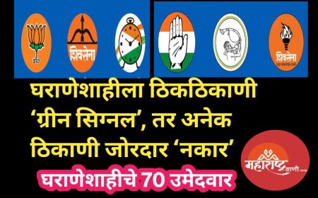 मतदारांचा स्पष्ट संदेश : घराणेशाहीला ठिकठिकाणी ‘ग्रीन सिग्नल’, तर अनेक ठिकाणी जोरदार ‘नकार’