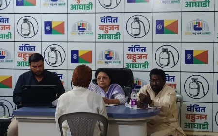 वंचित बहुजन आघाडीच्या मुलाखतींना विक्रमी प्रतिसाद; ४९३ अर्ज, २७२ इच्छुक प्रत्यक्ष मुलाखतीस हजर