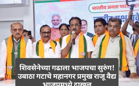 शिवसेनेच्या गढाला भाजपचा सुरुंग! उबाठा गटाचे महानगर प्रमुख राजू वैद्य भाजपमध्ये दाखल