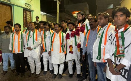 बेगमपुरा–जायसिंगपुरात काँग्रेसची ताकद दाखवणारी भव्य पदयात्रा; जनसमर्थनाचा जोरदार ओघ