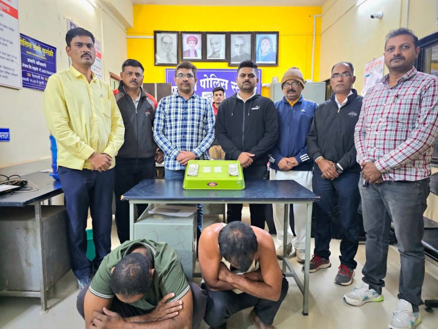 घरफोडी टोळीचा पर्दाफाश!  स्थानिक गुन्हे शाखेची धडाकेबाज कारवाई; ५ घरफोडी उघड, सराईत आरोपी जेरबंद