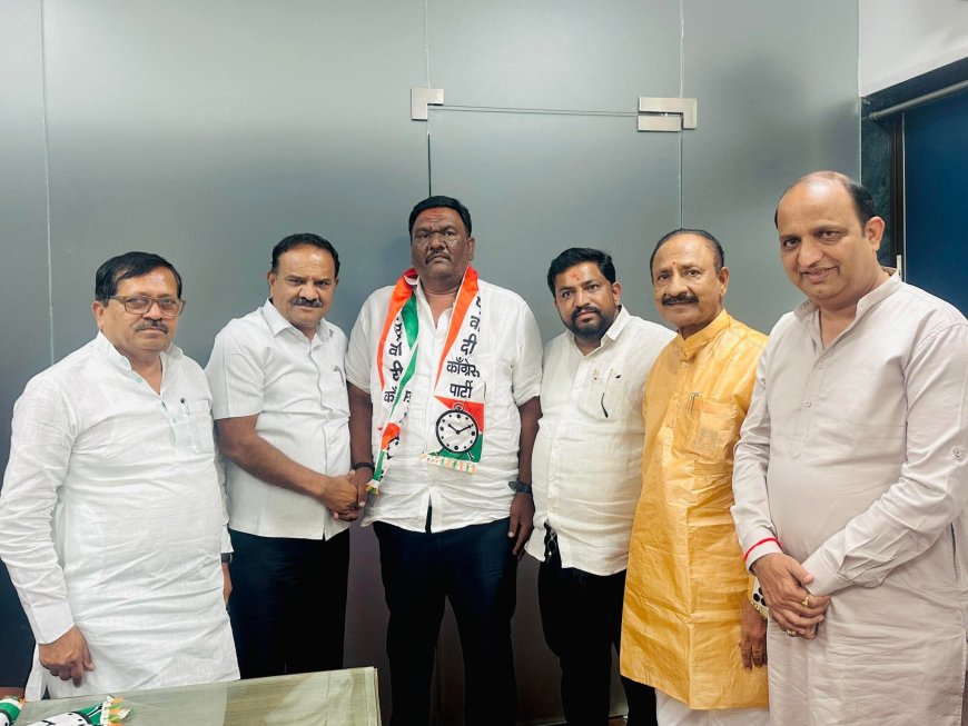 पैठण तालुक्यात राष्ट्रवादीची ताकद वाढली; माजी जि.प. सदस्य विनोद तांबे यांचा राष्ट्रवादी काँग्रेसमध्ये जाहीर प्रवेश