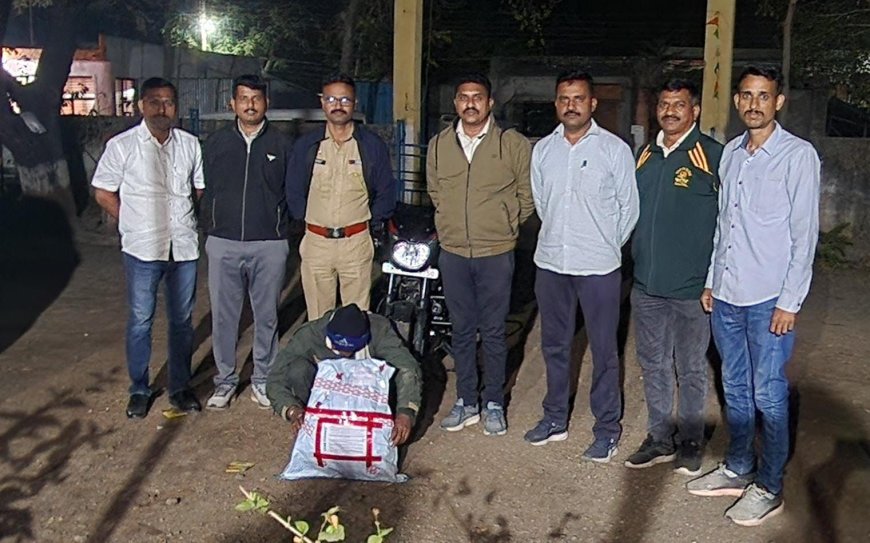 गांजा विक्रीवर पोलिसांचा घाव! स्थानिक गुन्हे शाखेची धडक कारवाई, १.५० लाखांचा मुद्देमाल जप्त
