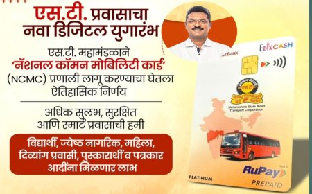 एस.टी. प्रवासाचा नवा डिजिटल युगारंभ! ‘स्मार्ट कार्ड’द्वारे सवलतींचा लाभ अनिवार्य