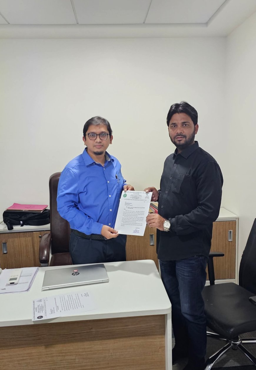 नगरसेवक अजहर पठाण यांचा कामाचा धडाका; हर्सुल जामा मस्जिद चौकात तात्काळ सीसीटीव्ही बसविण्याची मागणी