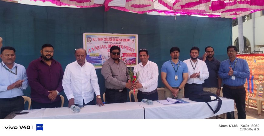 इकरा एच. जे. थीम कॉलेजमध्ये वार्षिक क्रीडा महोत्सव उत्साहात संपन्न