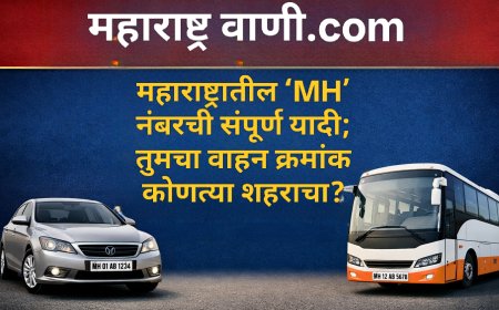 🚗 महाराष्ट्रातील ‘MH’ नंबरची संपूर्ण यादी जाहीर; तुमचा वाहन क्रमांक कोणत्या शहराचा?