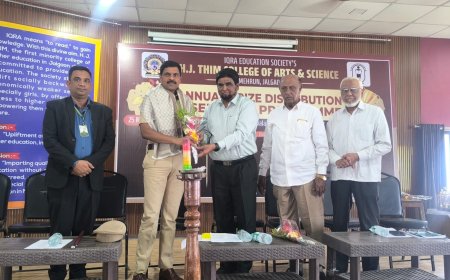 ‘चारित्र्यसंपन्नतेतच शिक्षणाचं खरं यश’ – डॉ. अब्दुल करीम सालार! इक्रा एच. जे. थीम कॉलेजमध्ये निरोप समारंभ व वार्षिक स्नेहसंमेलन उत्साहात