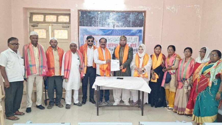 उलमा बोर्डच्या शिक्षण विभागाच्या महाराष्ट्र प्रदेशाध्यक्षपदी नबी वजीर पटेल यांची नियुक्ती