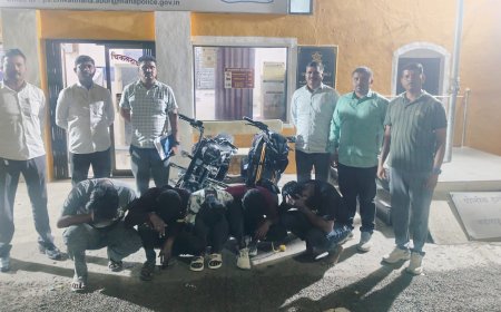 🔴 रिव्हॉल्वरचा धाक दाखवून दरोडा; ६ जणांच्या टोळीचा पर्दाफाश – स्थानिक गुन्हे शाखेची दमदार कारवाई!